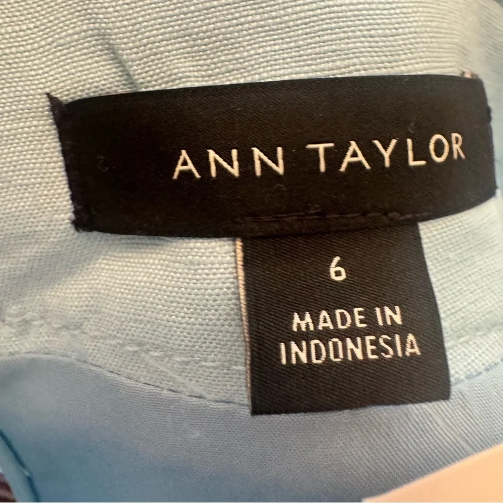Ann Taylor Light Blue Pencil Skirt - Picture 6 of 6